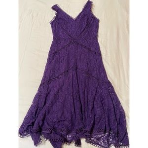 Purple Lace Dress